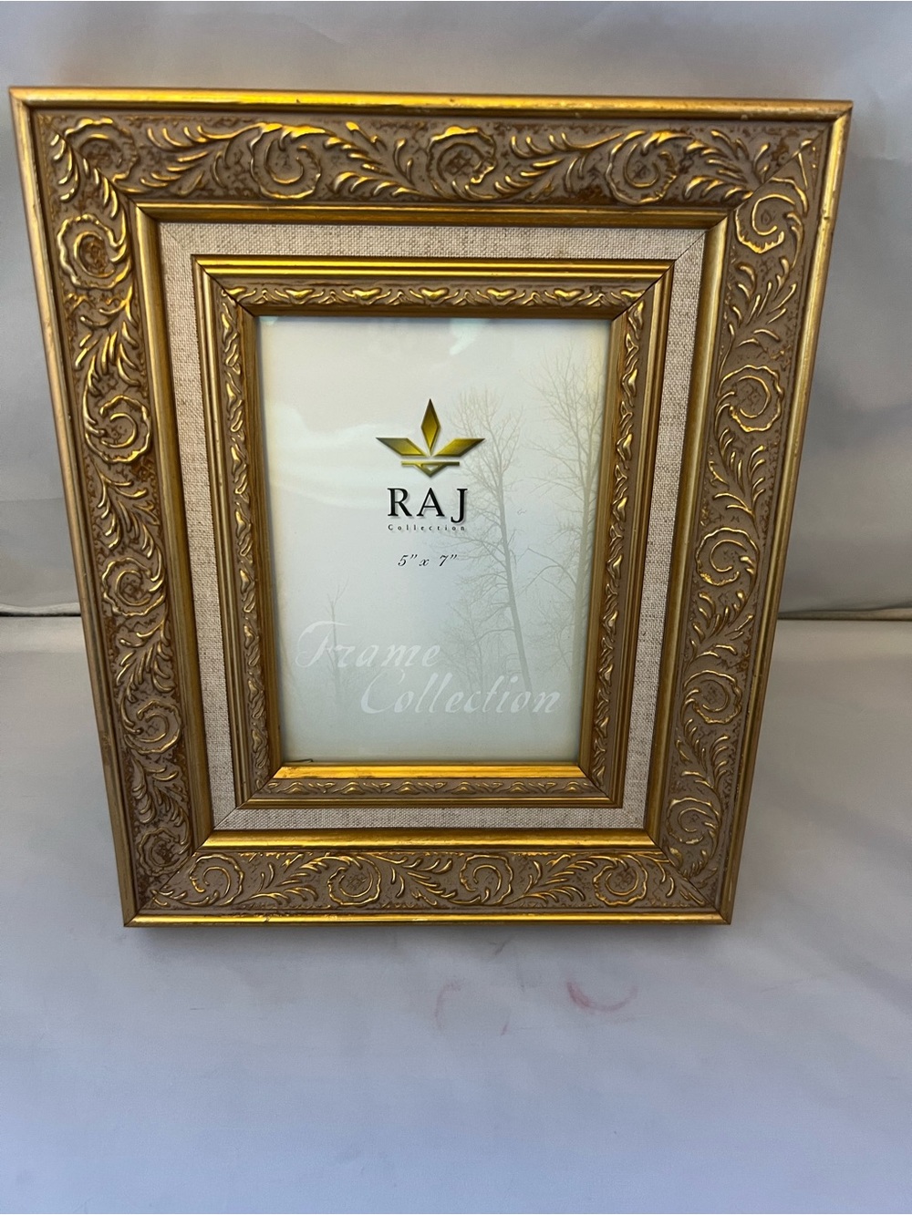 RAJ Hera Collection Gold Ornate Layered Picture Frame 5”X7”
